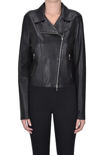 Giubbotto biker in nappa P.A.R.O.S.H.