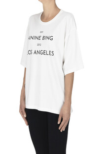 T-shirt stampa logo Anine Bing