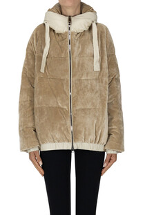 Velvet eco-friendly down jacket Martylò