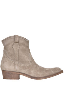 Suede texan ankle boots Guglielmo Rotta