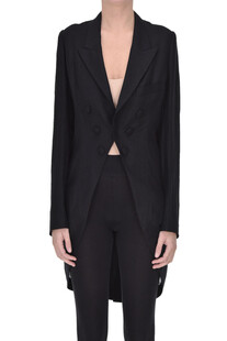 Linen-blend tailcoat blazer Y'S Yohji Yamamoto