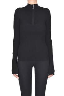 Pullover con zip frontale Patrizia Pepe