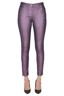 Metallic effect skinny jeans Blugirl