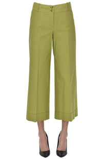 Cropped cotton trousers 19.61 Milano