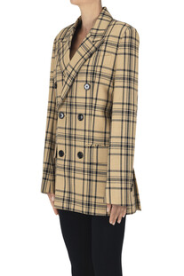 Blazer doppiopetto stampa check Ami Paris