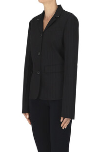 Blazer cropped gessato  N°21