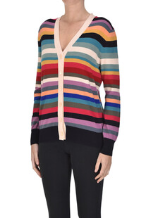 Multicoloured stripes cardigan PS Paul Smith