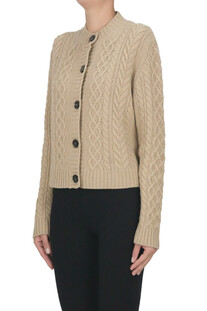 Cable wool knit cardigan Max Mara Weekend