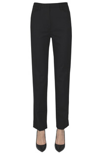 Pantaloni in misto lana a sigaretta The Latest