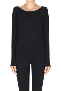 T-shirt in jersey di viscosa Blukey