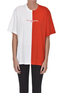 Oversized two-coloured t-shirt Stella McCartney