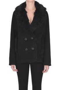 Eco-fur inserts jacket Tavus Milano