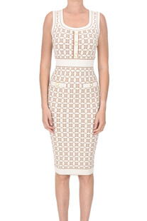 Jacquard knit dress Elisabetta Franchi