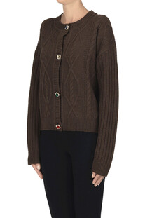 Jewel button-fastenings cardigan Liu Jo