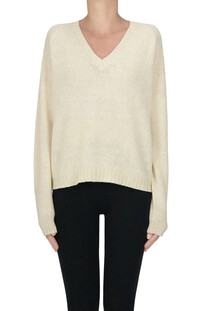 Wool and camel wool pullover Roberto Collina