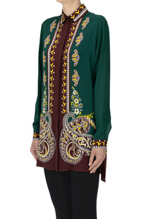 Camicia in crepè di seta Etro