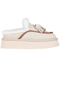 Mules in suede con impunture Nan-Ku Couture