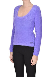 Eco-fur effect pullover Nenette