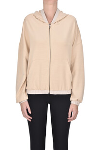 Felpa con zip e cappuccio Hinnominate