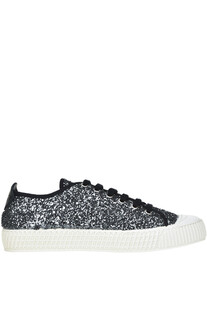 Glittered canvas sneakers Carshoe