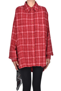 Giacca camicia stampa check Destin