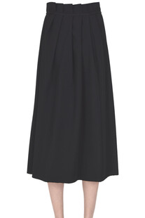 Pleated wraparound skirt  Alessia Santi