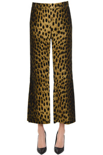 Animal print velvet trousers Kiltie