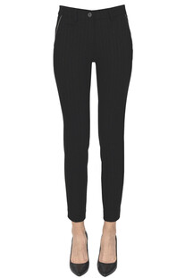 Pantaloni New York slim gessati Mason's
