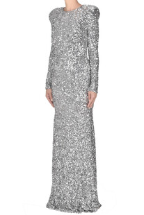 Abito lungo con paillettes Elisabetta Franchi
