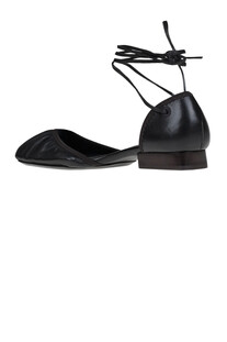 Draped nappa ballerinas Lemaire