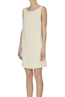 Abito in viscosa e lino Dondup