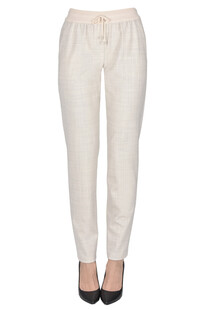 Pantaloni jogging in misto lana Lorena Antoniazzi