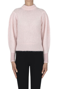 Pullover cropped in mohair Eleonora Gottardi
