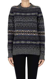 Pullover Brodie in maglia jacquard Eribè