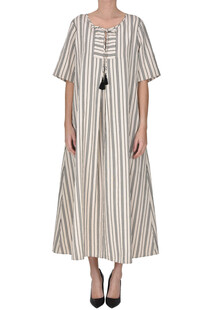 Striped wide dress Marina Rinaldi Sport