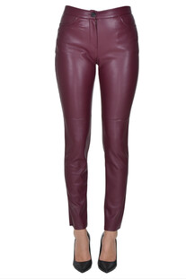 Eco-leather cigarette trousers Eve