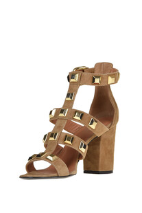 Sudded suede sandals Via Roma 15