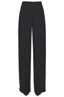 Smoking style crepè trousers No Name