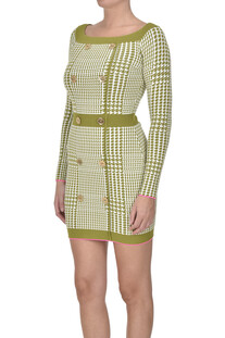 Jacquard knit sheath dress Elisabetta Franchi