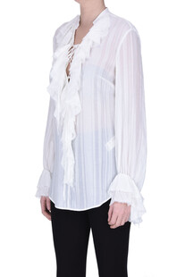 Ruched cotton blouse Dondup
