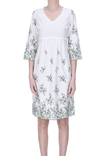 Embroidered cotton dress Loretta Caponi