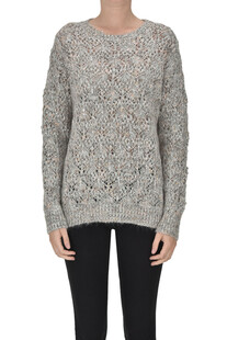 Cut-out knit pullover D.Exterior