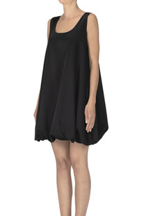 Sleeveless satin dress ELEH