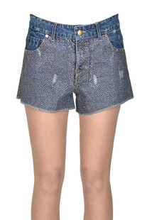 Studded denim shorts Mes Demoiselles