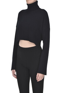 Cropped turtleneck pullover P.A.R.O.S.H.