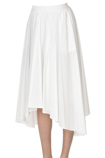 Pleated cotton skirt Michael Michael Kors