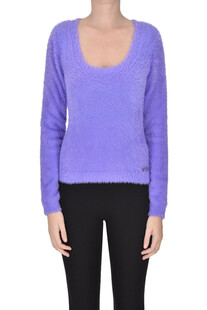 Eco-fur effect pullover Nenette