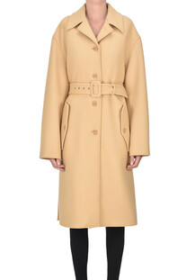 Cappotto con cintura Moschino Jeans