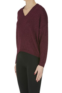 Pullover con lurex Kontatto