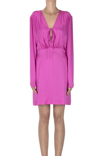 Satin mini dress Semicouture